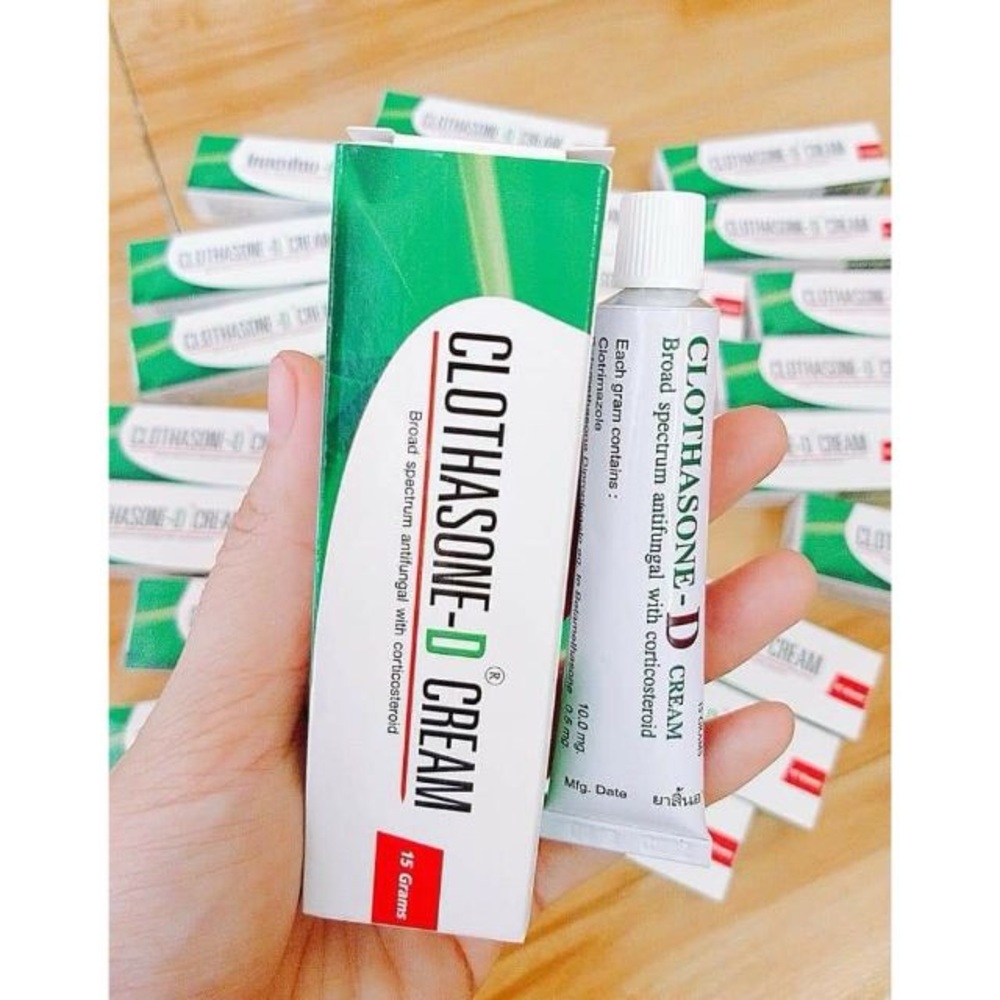 Clothasone-D Cream - Toe / Nail Fungus Treatment - MADE IN THAILAND